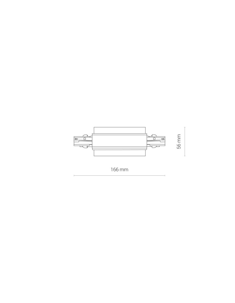 Nowodvorski CTLS REC POWER STRAIGHT CONNECTOR Akcesoria Podtynkowe Systemu Czarny 8685 Nowodvorski CTLS REC POWER STRAIGHT CONNECTOR Akcesoria Podtynkowe Systemu Czarny 8685