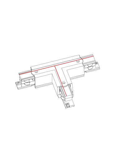 Nowodvorski CTLS POWER T CONNECTOR RIGHT2 T-R2 Akcesoria Natynkowe Systemu Czarny 8704 - produkt 2