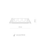 Nowodvorski CL KOS LED 16W 4000K IP44 Downlight Podtynkowy 1xLED Biały 8776 Nowodvorski CL KOS LED 16W 4000K IP44 Downlight Podtynkowy 1xLED Biały 8776