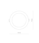 Nowodvorski CL KOS LED 16W 3000K IP44 Downlight Podtynkowy 1xLED Biały 8777 Nowodvorski CL KOS LED 16W 3000K IP44 Downlight Podtynkowy 1xLED Biały 8777