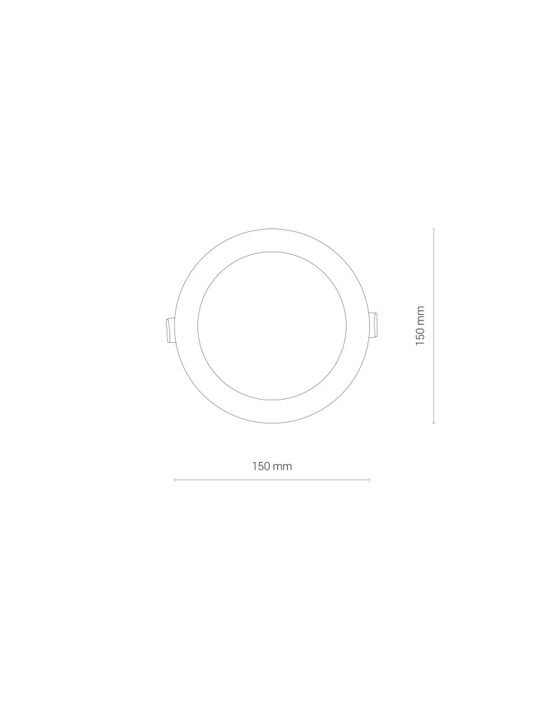 Nowodvorski CL KOS LED 10W 3000K IP44 Downlight Podtynkowy 1xLED Biały 8780 Nowodvorski CL KOS LED 10W 3000K IP44 Downlight Podtynkowy 1xLED Biały 8780
