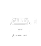 Nowodvorski CL KOS LED 8W 3000K IP44 Downlight Podtynkowy 1xLED Biały 8782 Nowodvorski CL KOS LED 8W 3000K IP44 Downlight Podtynkowy 1xLED Biały 8782
