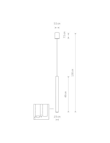Nowodvorski LASER I Wisząca 1xG9 8796 - produkt 2