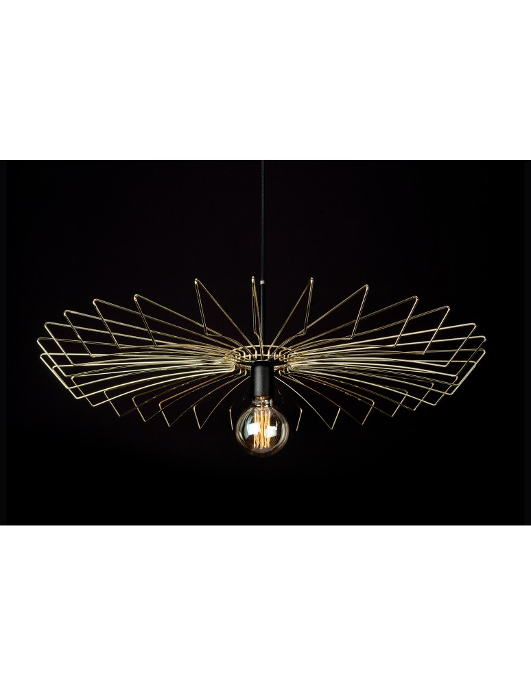 Lampy wiszące w kolorze mosiądz - Nowodvorski UMBRELLA Sufitowa Wisząca Max moc 1x60W E27  Mosiądz 8874 - product kolory-swiatla.pl 3