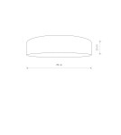 Lampy sufitowe z abażurem - Nowodvorski TURDA Sufitowa Plafon Max moc 7x25W only LED E27  Biały 8958 - product 2