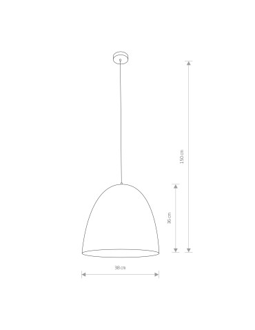 Nowodvorski EGG M Wisząca 1xE27 Czarny 9022 - produkt 2