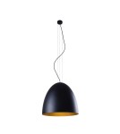 Lampy wiszące - Nowodvorski EGG L Sufitowa Wisząca Max moc 5x40W E27  Czarny 9024 - product 1