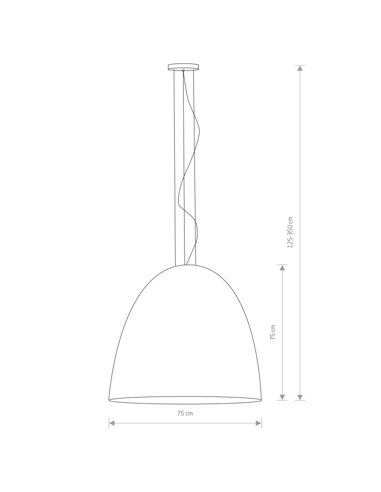 Lampy wiszące - Nowodvorski EGG XL Sufitowa Wisząca Max moc 7x40W E27  Biały 9025 - product kolory-swiatla.pl 2