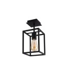 Lampy sufitowe loftowe - industrialne - Nowodvorski CRATE Sufitowa Plafon/Przysufitowa Max moc 1x60W E27  Czarny 9045 - product 1