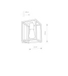 Kinkiety loftowe - industrialne - Nowodvorski CRATE Ścienna Kinkiet Max moc 1x60W E27  Czarny 9046 - product 2