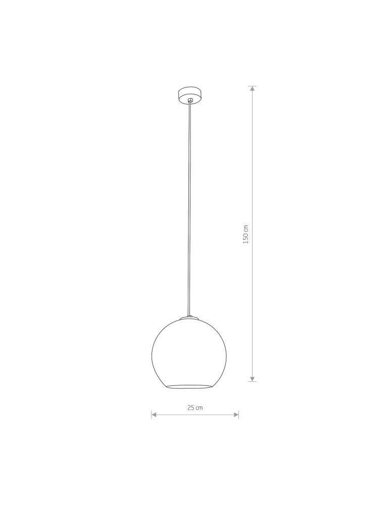 Lampy wiszące - Nowodvorski POLARIS Sufitowa Wisząca Max moc 1x60W E27  Złoty 9057 - product kolory-swiatla.pl 2