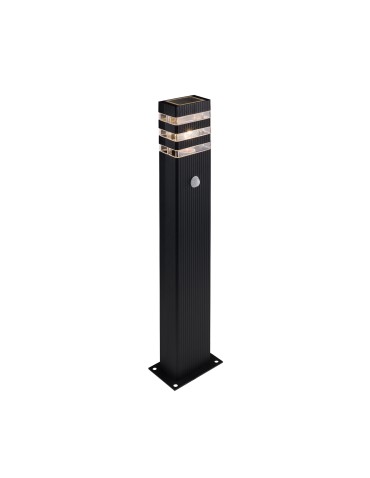 Nowodvorski RIO SENSOR Zewnętrzna Słupek Max moc 1x40W E27 IP54 Czarny 9097