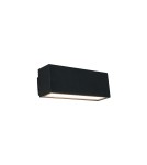 Kinkiety zewnętrzne - Nowodvorski UNIT LED Zewnętrzna Ścienna Natynkowa Max moc 2x5W LED IP54 Czarny 9122 - product 1