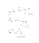 Nowodvorski PANTOGRAPH Przysufitowa 1xE27 Czarny 9126 Nowodvorski PANTOGRAPH Przysufitowa 1xE27 Czarny 9126