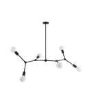 Lampy sufitowe loftowe - industrialne - Nowodvorski TWIG Sufitowa Plafon/Przysufitowa Max moc 6x60W E27  Czarny 9138 - product 1