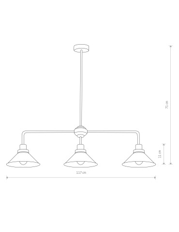 Nowodvorski CRAFT III Przysufitowa 3xE27 Czarny 9150 - produkt 2