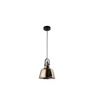 Lampy wiszące - Nowodvorski AMALFI M Sufitowa Wisząca Max moc 1x60W E27  Złoty 9153 - product 1