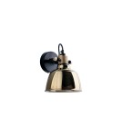 Kinkiety loftowe - industrialne - Nowodvorski AMALFI Ścienna Kinkiet regulowane Max moc 1x60W E27  Złoty 9155 - product 1