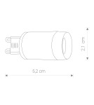 Nowodvorski Żarówka LED G9 LENS 3W 3000K Żródło Światła 9173 Nowodvorski Żarówka LED G9 LENS 3W 3000K Żródło Światła 9173