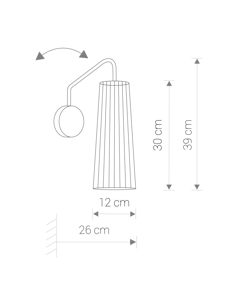 Kinkiety - Nowodvorski DOVER Ścienna Kinkiet regulowane Max moc 1x35W GU10  Czarny 9266 - product kolory-swiatla.pl 2