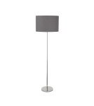 Lampy podłogowe z abażurem - Nowodvorski HOTEL Podłogowa Max moc 1x60W E27  Szary 9300 - product 1