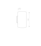 Kinkiety tuby - Nowodvorski TUBE Ścienna Kinkiet Max moc 2x75W GU10 ES111  Biały 9317 - product 2