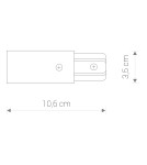 Nowodvorski PROFILE POWER END CAP Akcesoria Systemu Profile Czarny 9463 Nowodvorski PROFILE POWER END CAP Akcesoria Systemu Profile Czarny 9463