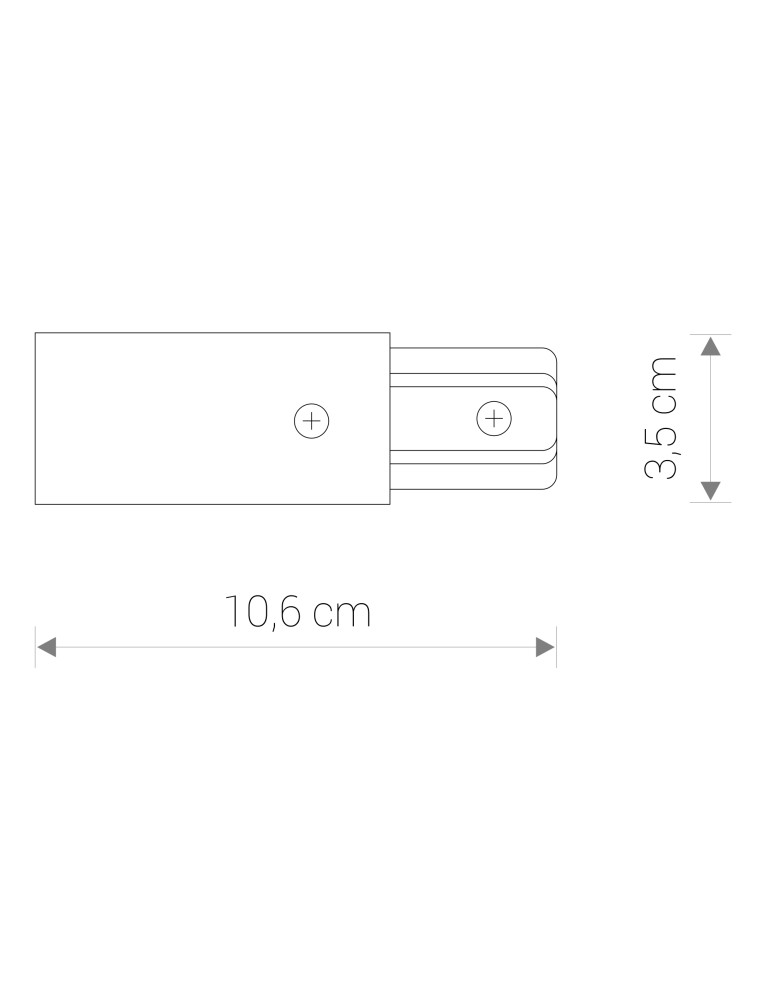 Nowodvorski PROFILE POWER END CAP Akcesoria Systemu Profile Czarny 9463 Nowodvorski PROFILE POWER END CAP Akcesoria Systemu Profile Czarny 9463