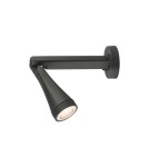 Kinkiety zewnętrzne - Nowodvorski OTTAWA Zewnętrzna Ścienna Natynkowa Max moc 1x35W GU10 IP44 Grafitowy 9562 - product 1