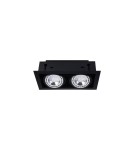 Lampy podtynkowe kwadratowe - Nowodvorski DOWNLIGHT ES111 Spot Podtynkowa Max moc 2x15W GU10 ES111  Czarny 9570 - product 1