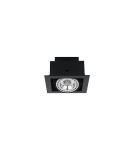 Lampy podtynkowe kwadratowe - Nowodvorski DOWNLIGHT ES111 Spot Podtynkowa Max moc 1x15W GU10 ES111  Czarny 9571 - product 1