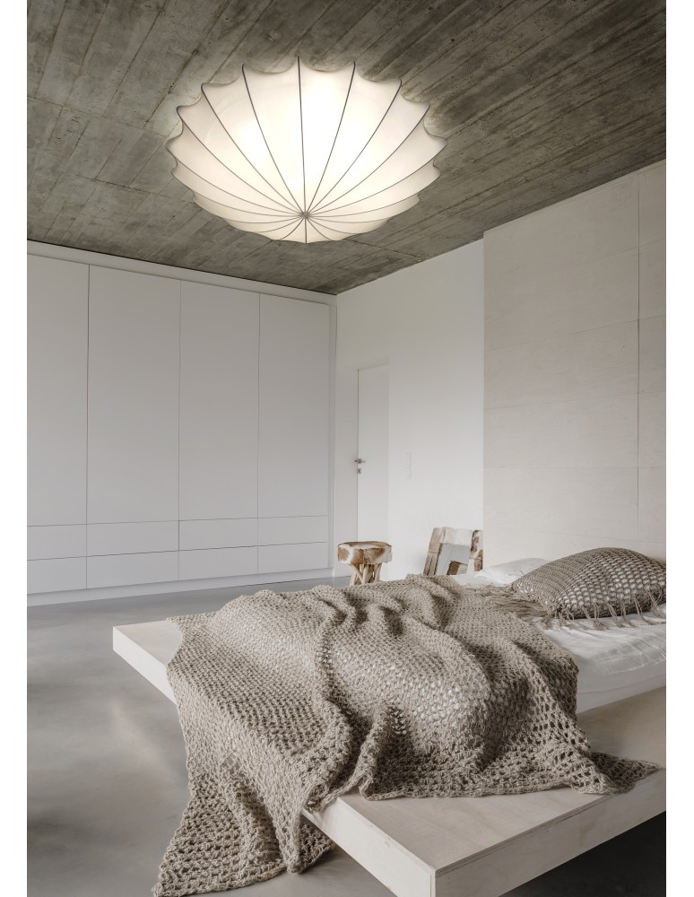 Lampy sufitowe z abażurem - Nowodvorski FORM L Sufitowa Plafon Max moc 4x25W only LED E27  Biały 9672 - product kolory-swiatla.pl 3