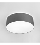 Lampy sufitowe z abażurem - Nowodvorski CAMERON Sufitowa Plafon Max moc 4x25W only LED E27  Szary 9682 - product 1