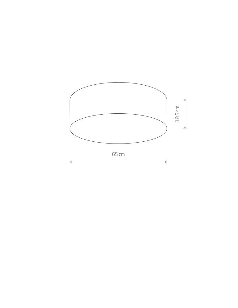 Lampy sufitowe z abażurem - Nowodvorski CAMERON Sufitowa Plafon Max moc 4x25W only LED E27  Szary 9682 - product kolory-swiatla.pl 2