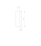 Kinkiety minimalistyczne - Nowodvorski MALMO Ścienna Kinkiet Max moc 2x35W GU10  Biały 9704 - product 2