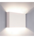 Kinkiety minimalistyczne - Nowodvorski HAGA Ścienna Kinkiet Max moc 2x40W G9  Biały 9708 - product 1