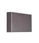 Kinkiety minimalistyczne - Nowodvorski HAGA Ścienna Kinkiet Max moc 2x40W G9  Grafitowy 9710 - product 2