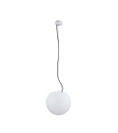 Lampy zewnętrzne wiszące - Nowodvorski CUMULUS M Zewnętrzna Sufitowa Wisząca Max moc 1x60W E27 IP65 Biały 9715 - product 1