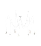 Lampy wiszące pająki - Nowodvorski SPIDER Sufitowa Wisząca Max moc 7x60W E27  Biały 9743 - product 1
