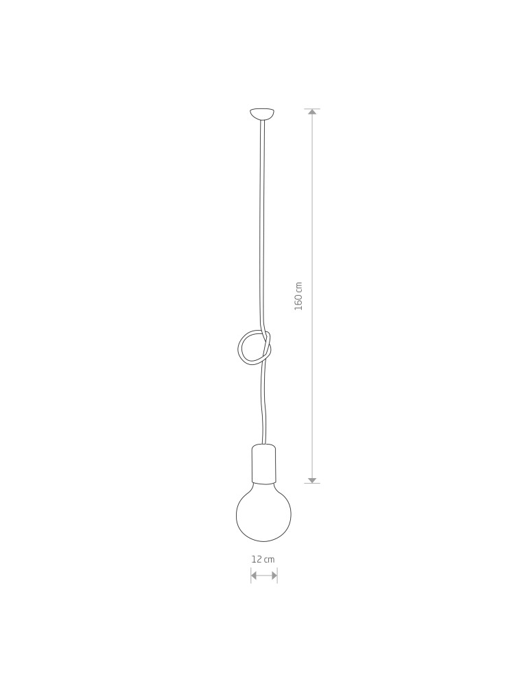 Lampy wiszące - Nowodvorski CABLE Sufitowa Wisząca Max moc 1x60W E27  Czarny 9747 - product kolory-swiatla.pl 3