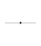 Kinkiety łazienkowe - Nowodvorski PIN LED L Ścienna Kinkiet obrazowe Max moc 15W LED IP44 Czarny 8130 - product 2