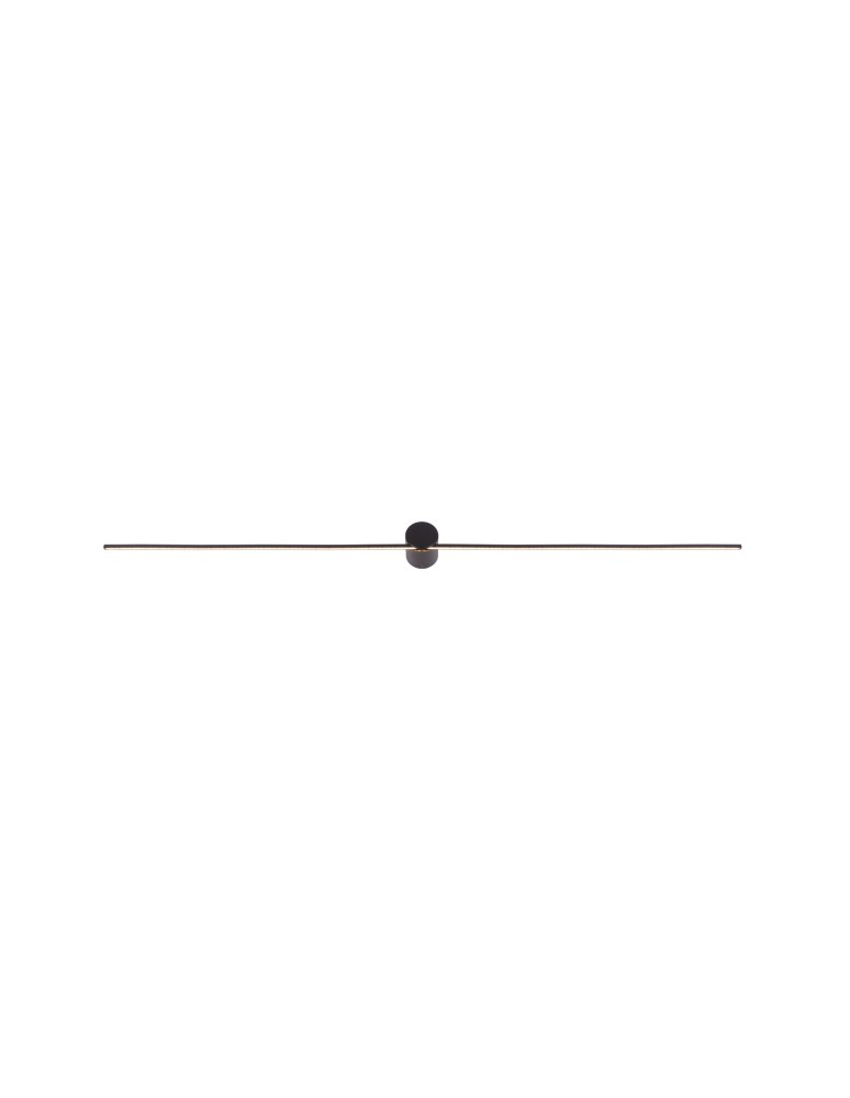 Nowodvorski PIN LED L Ścienna Kinkiet obrazowe Max moc 15W LED IP44 Czarny 8130