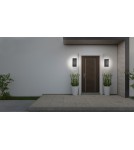 Kinkiety łazienkowe - Nowodvorski PIN LED L Ścienna Kinkiet obrazowe Max moc 15W LED IP44 Czarny 8130 - product 5