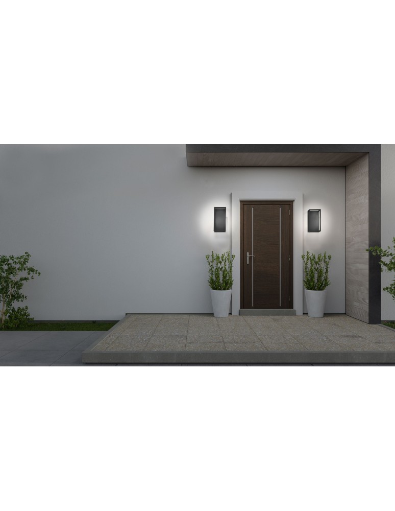 Nowodvorski PIN LED L Ścienna Kinkiet obrazowe Max moc 15W LED IP44 Czarny 8130