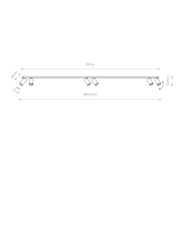 Nowodvorski MONO Reflektor/Spot Max moc 10W only LED GU10  Biały 7813 - produkt 2