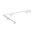 Lampy sufitowe reflektory - Nowodvorski MONO CORNER 2x150 Reflektor/Spot Max moc 10W only LED GU10  Biały 7751 - product 1