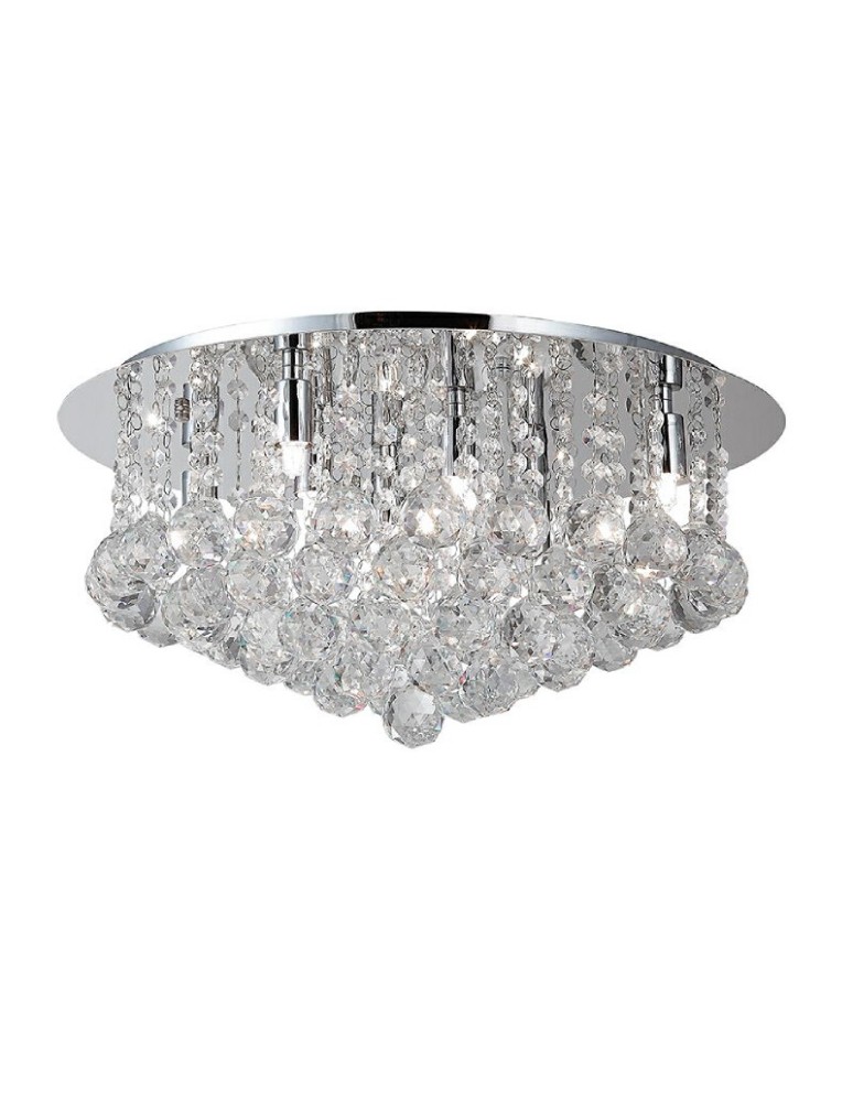 Lampy sufitowe z kryształami - Azzardo BOLLA 58 10xG9 Sufitowa/Wisząca Przeźroczysty AZ1288 - produkt kolory-swiatla.pl 1