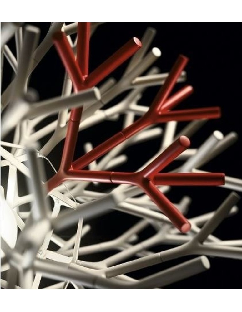 Step Into Design CORAL REEF biało czerwona Wisząca 62 cm ST-7101-1M Step Into Design CORAL REEF biało czerwona Wisząca 62 cm ST-7101-1M