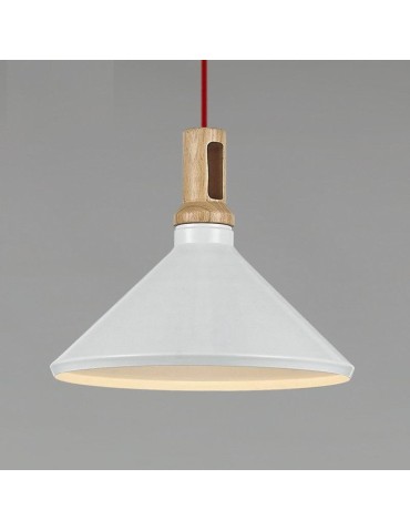 Step Into Design NORDIC WOODY Biało-drewniana 35 cm Wisząca ST-5097B - produkt 2