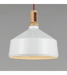 Step into Design Lampa Wisząca NORDIC WOODY biało drewniana 35 cm ST-5097A Step into Design Lampa Wisząca NORDIC WOODY biało drewniana 35 cm ST-5097A